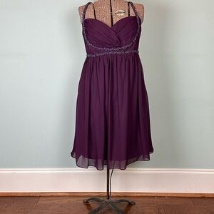 Elegant Purple Women's Dress